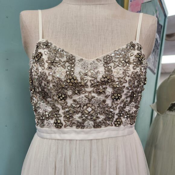 Needle & Thread Bridal sparkle beaded maxi tulle gown 8 - Picture 3 of 10